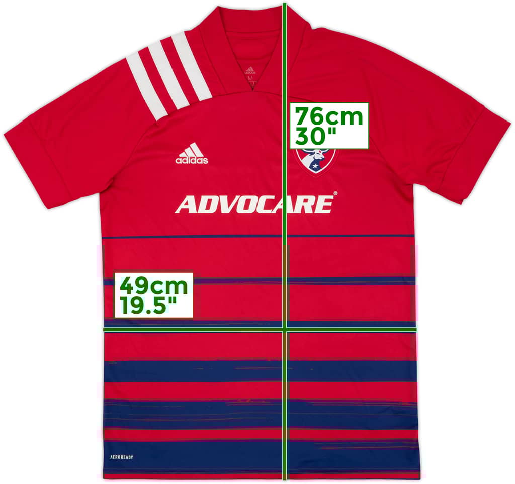 2020 FC Dallas Home Shirt - 8/10 - (M)