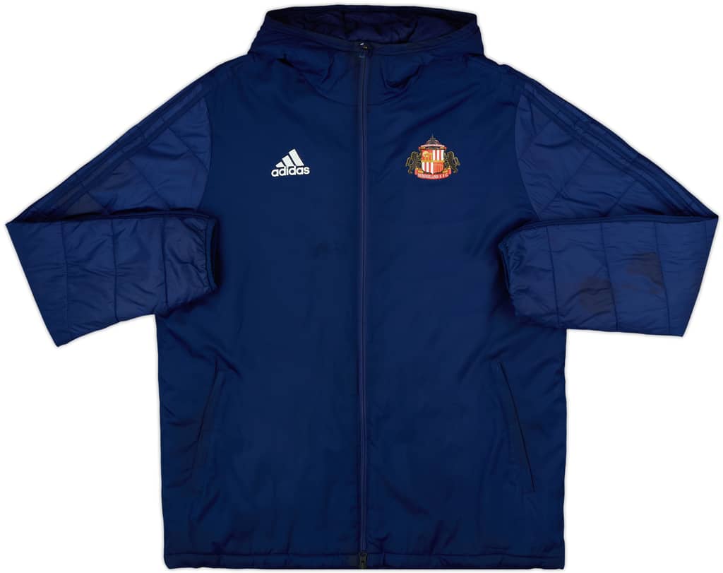 2017-18 Sunderland adidas Padded Bench Coat - 6/10 - (L)