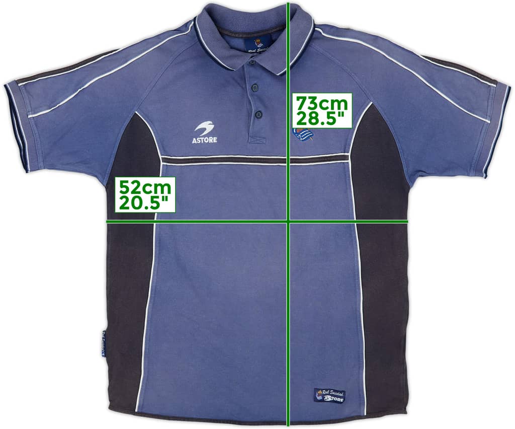2004-05 Real Sociedad Astore Polo Shirt - 6/10 - (XL)