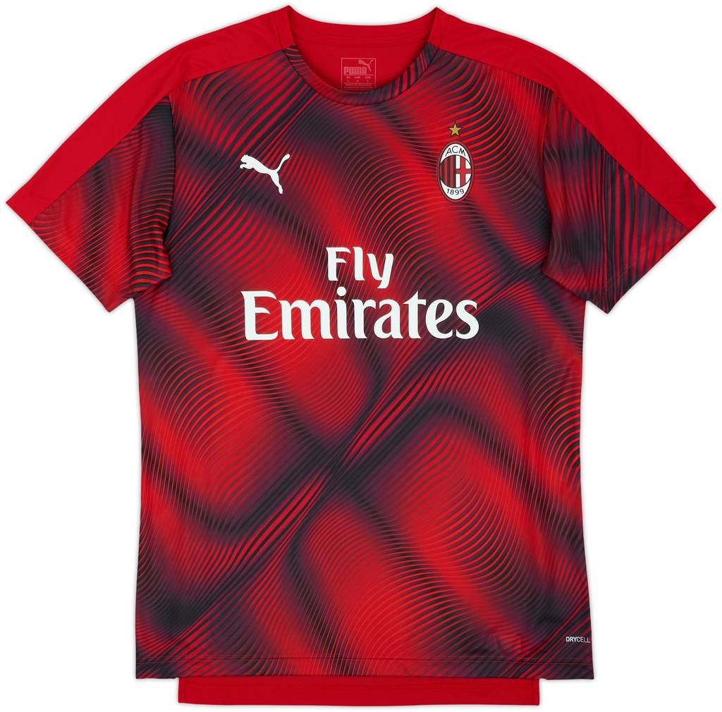 2019-20 AC Milan Puma Training Shirt - 10/10 - (L)