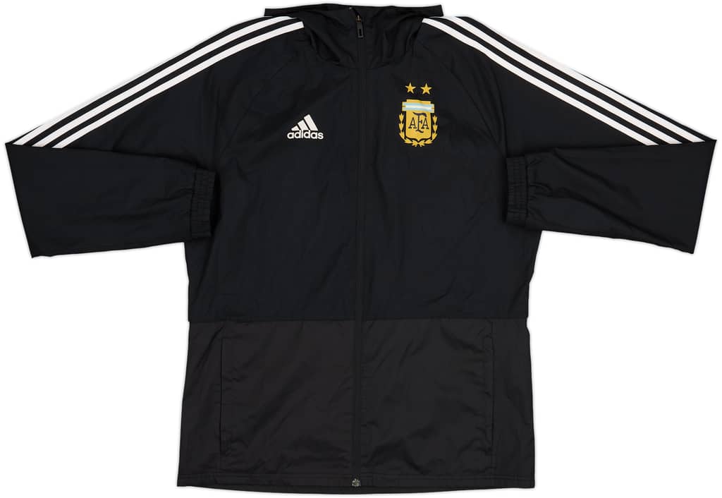 2017-18 Argentina adidas Hooded Track Jacket - 8/10 - (M)