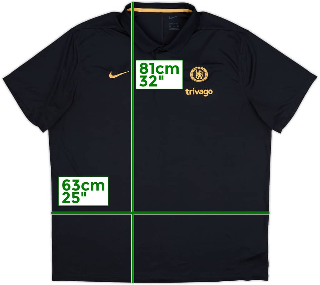 2023-24 Chelsea Nike Polo Shirt - 10/10 - (XXL)