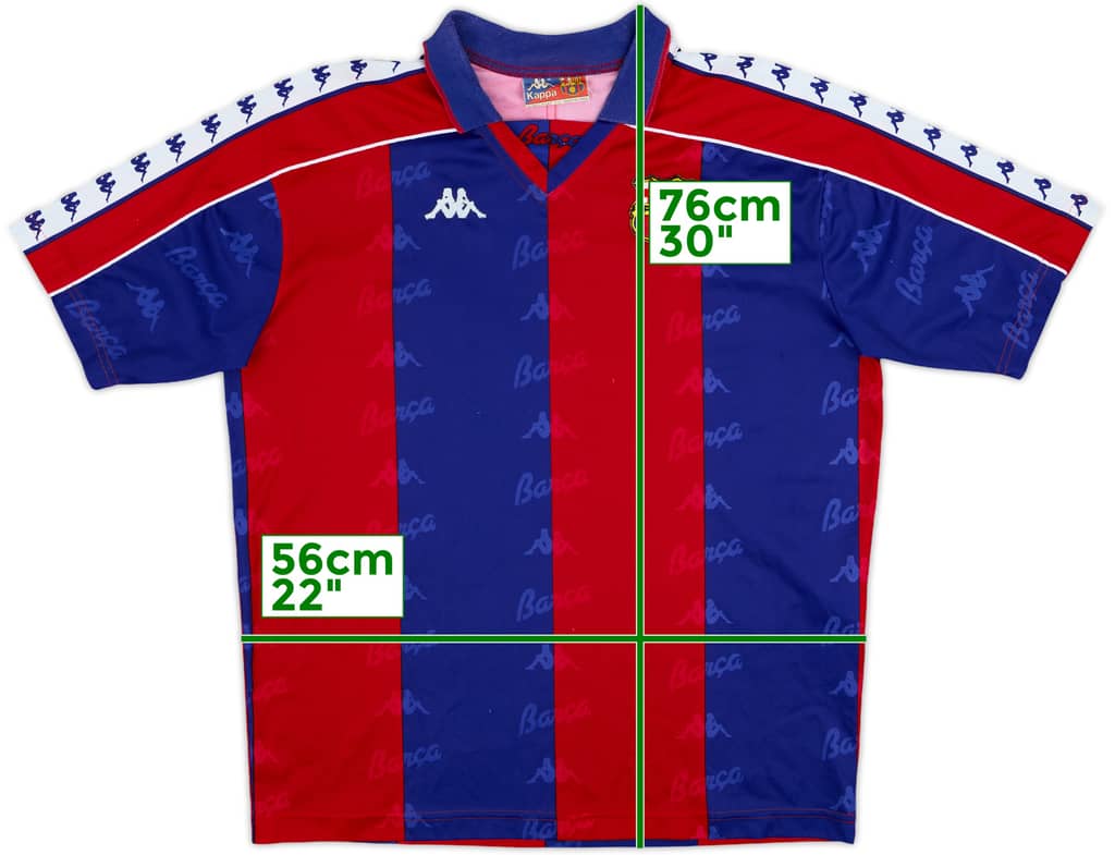 1992-95 Barcelona Home Shirt - 7/10 - (L)