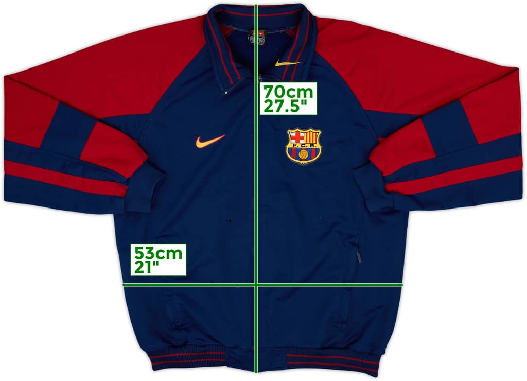 1998-99 Barcelona Nike Track Jacket - 5/10 - (M)