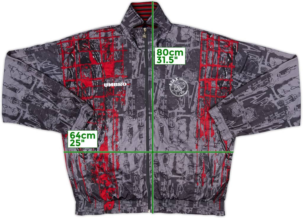 1995-96 Ajax Umbro Track Jacket - 9/10 - (XXL)