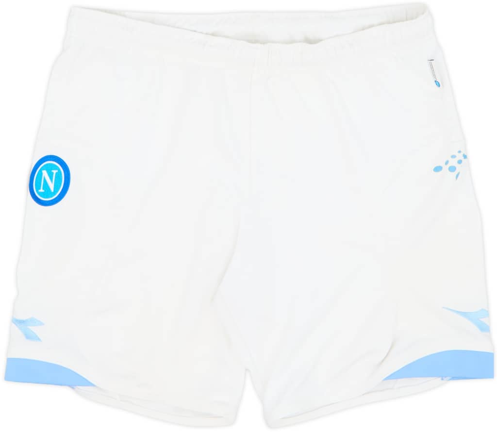 2007-08 Napoli Home Shorts - 6/10 - (S)