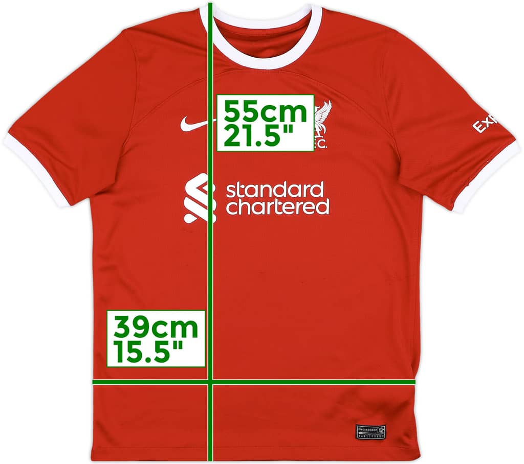 2023-24 Liverpool Home Shirt - 9/10 - (XL.Boys)