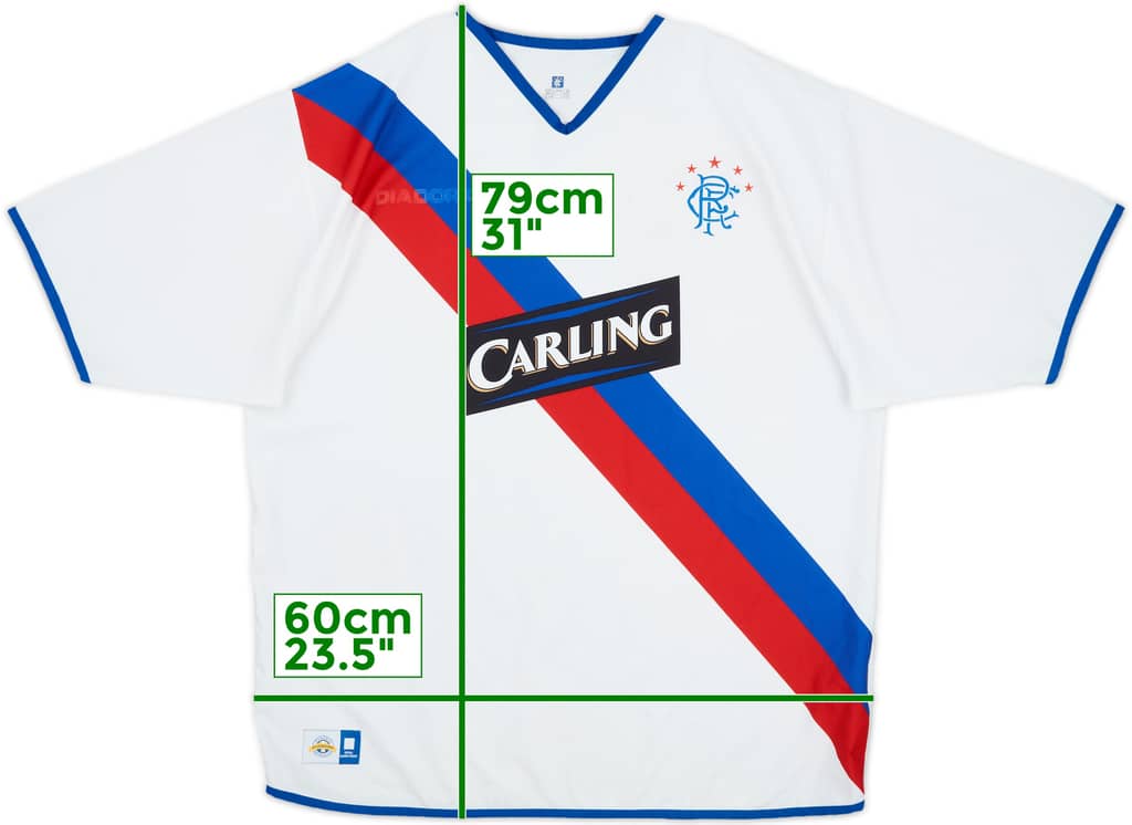 2004-05 Rangers Away Shirt - 4/10 - (XL)