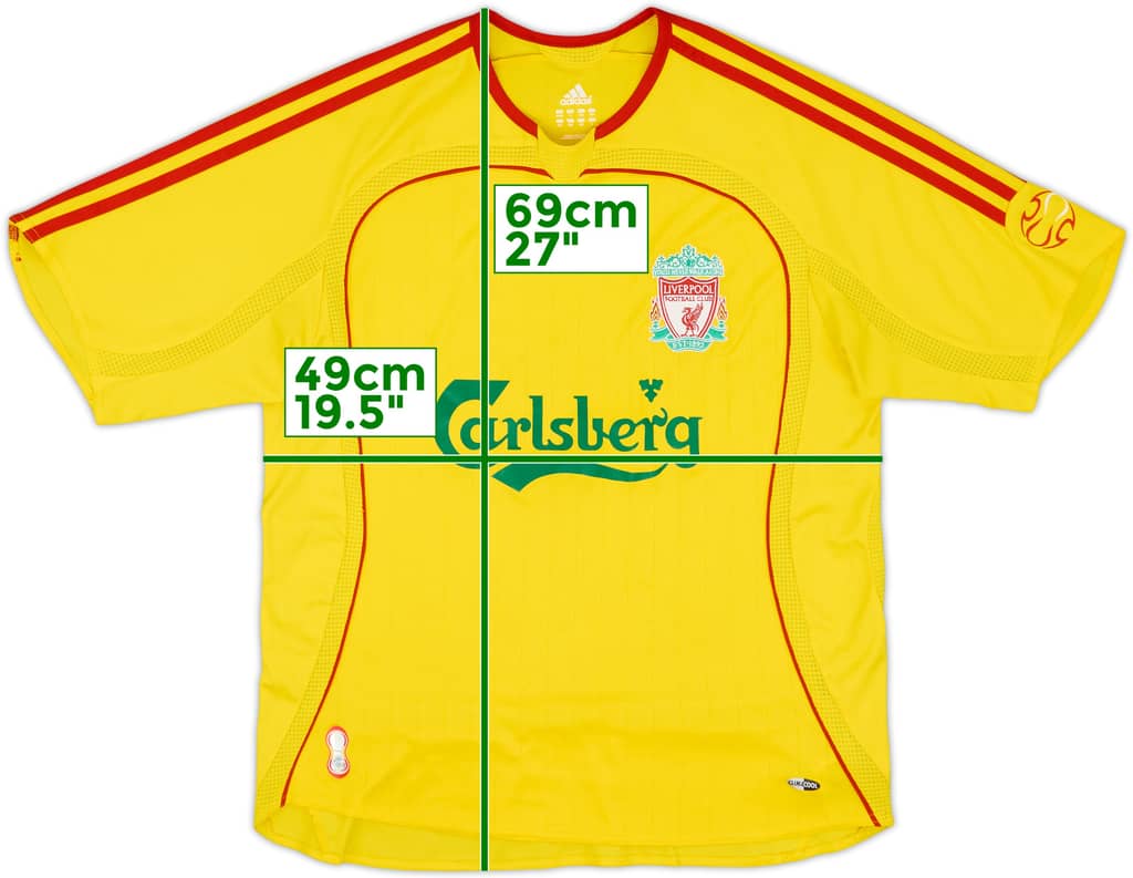 2006-07 Liverpool Away Shirt - 7/10 - (XL.Boys)