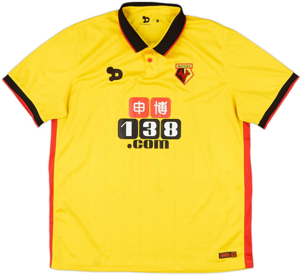 2016-17 Watford Home Shirt - 6/10 - (L)