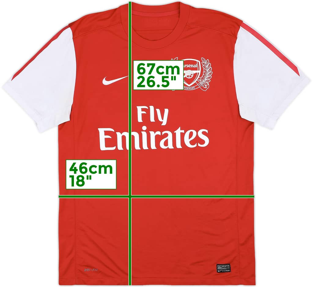2011-12 Arsenal Home Shirt - 5/10 - (L)