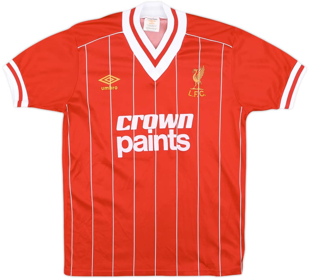 1982-85 Liverpool Home Shirt - 8/10 - (S)