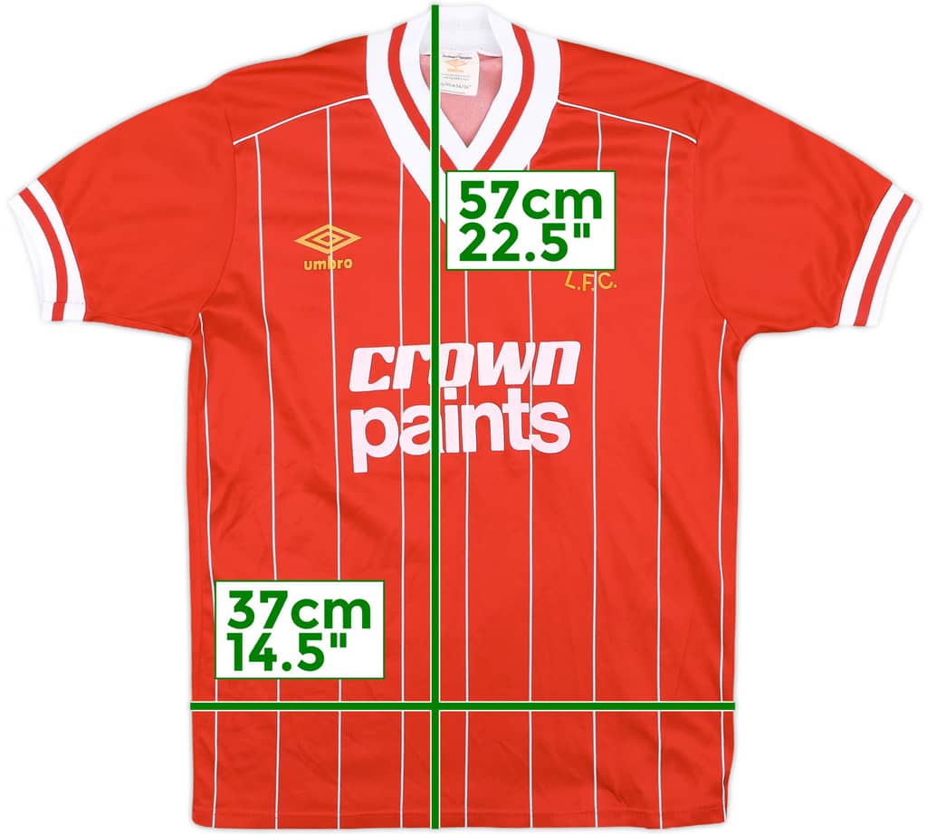 1982-85 Liverpool Home Shirt - 8/10 - (S)
