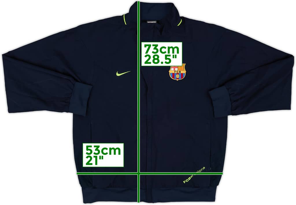 2007-08 Barcelona Nike Track Jacket - 8/10 - (M)