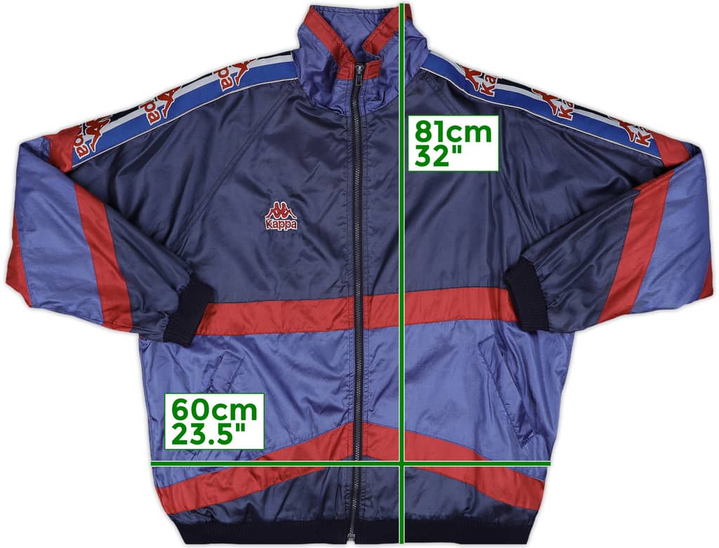 1995-97 Barcelona Kappa Track Jacket - 8/10 - (L)