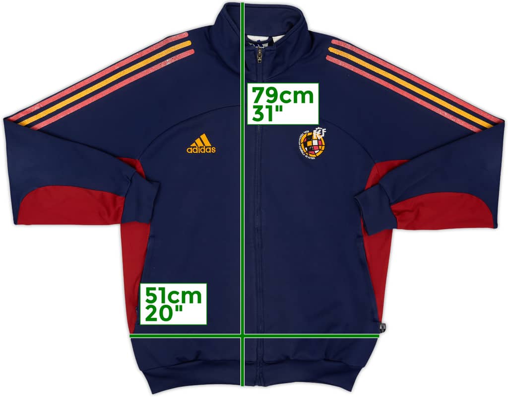2000-02 Spain adidas Track Jacket - 5/10 - (M/L)
