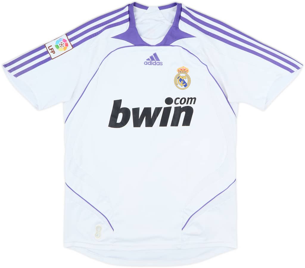 2007-08 Real Madrid Home Shirt - 6/10 - (S)