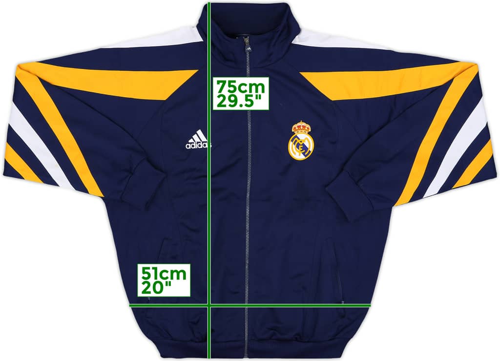 1998-99 Real Madrid adidas Track Jacket - 9/10 - (L/XL)