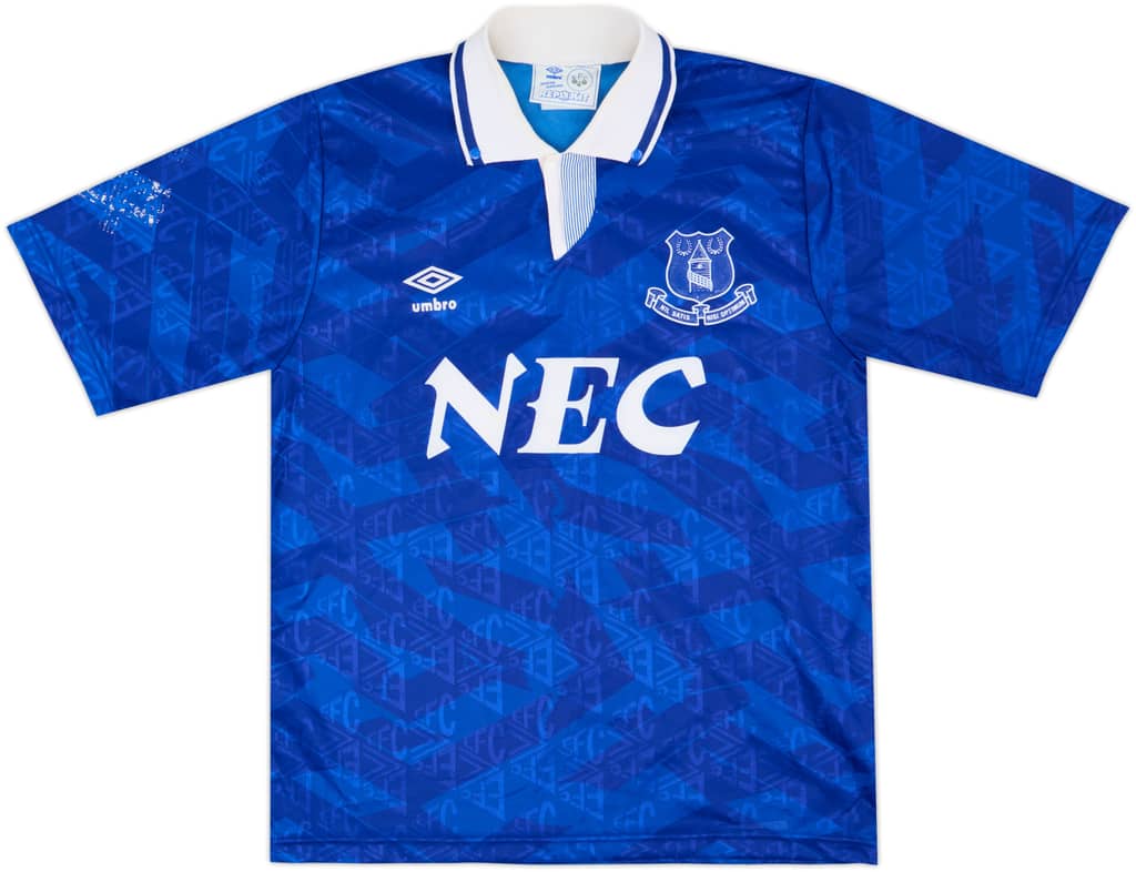 1991-93 Everton Home Shirt - 6/10 - (L)
