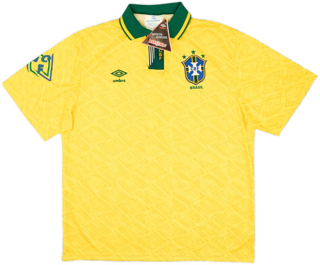 Camiseta de local de Brasil 1991-93 (XL)