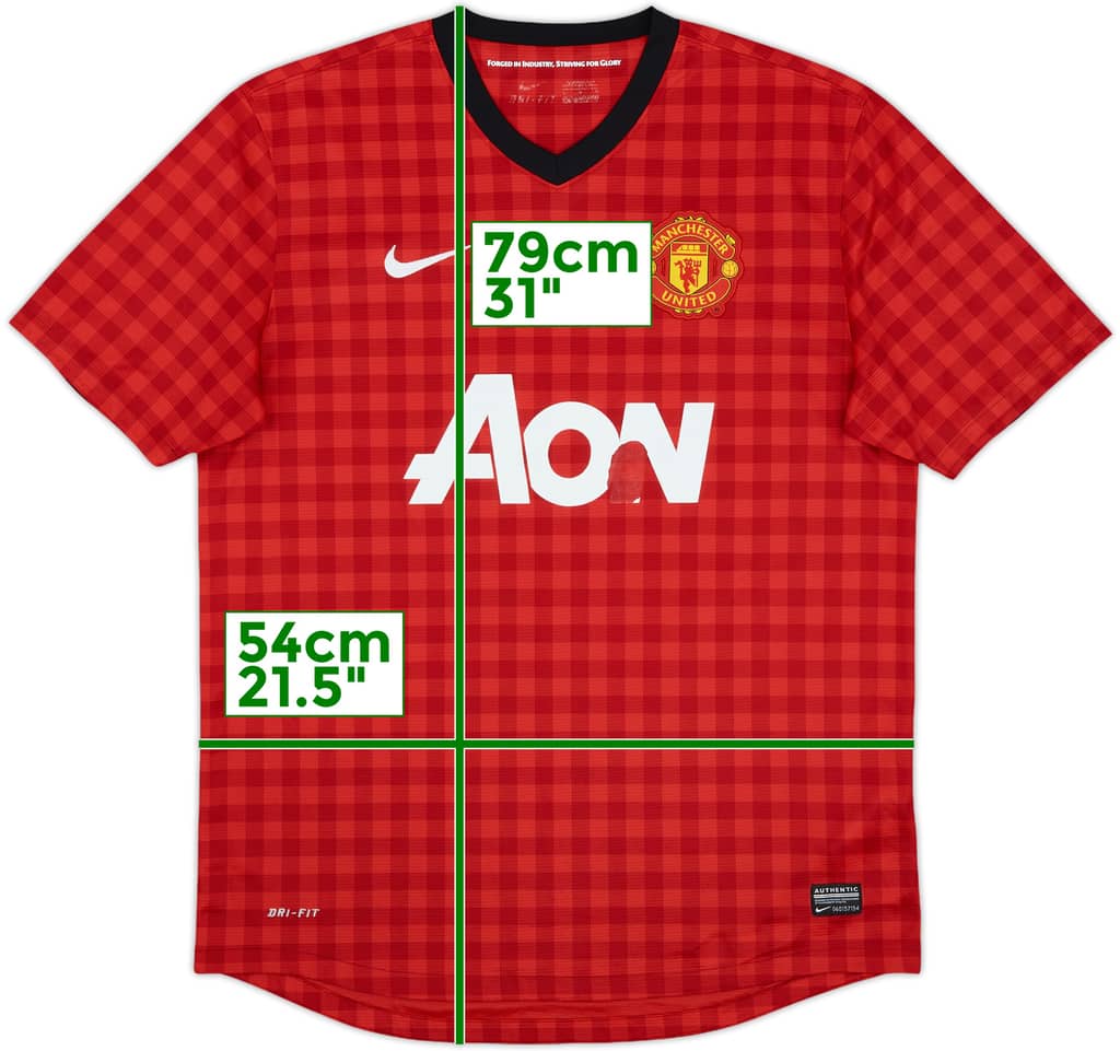 2012-13 Manchester United Home Shirt - 4/10 - (L)