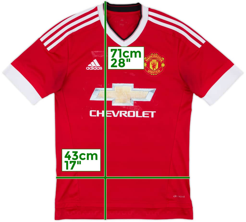 2015-16 Manchester United Home Shirt - 5/10 - (S)