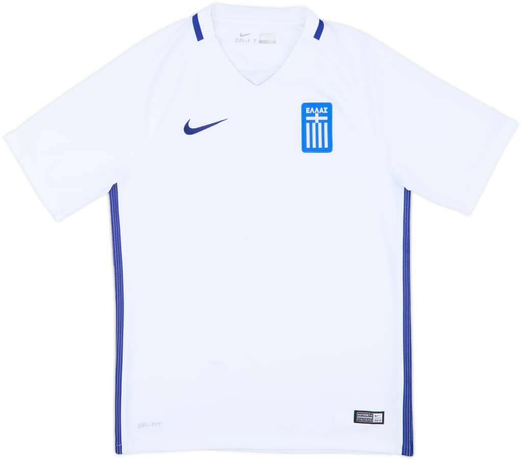 2016-18 Greece Home Shirt - 7/10 - (S)