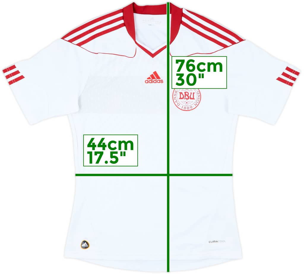 2010-11 Denmark Away Shirt - 7/10 - (S)