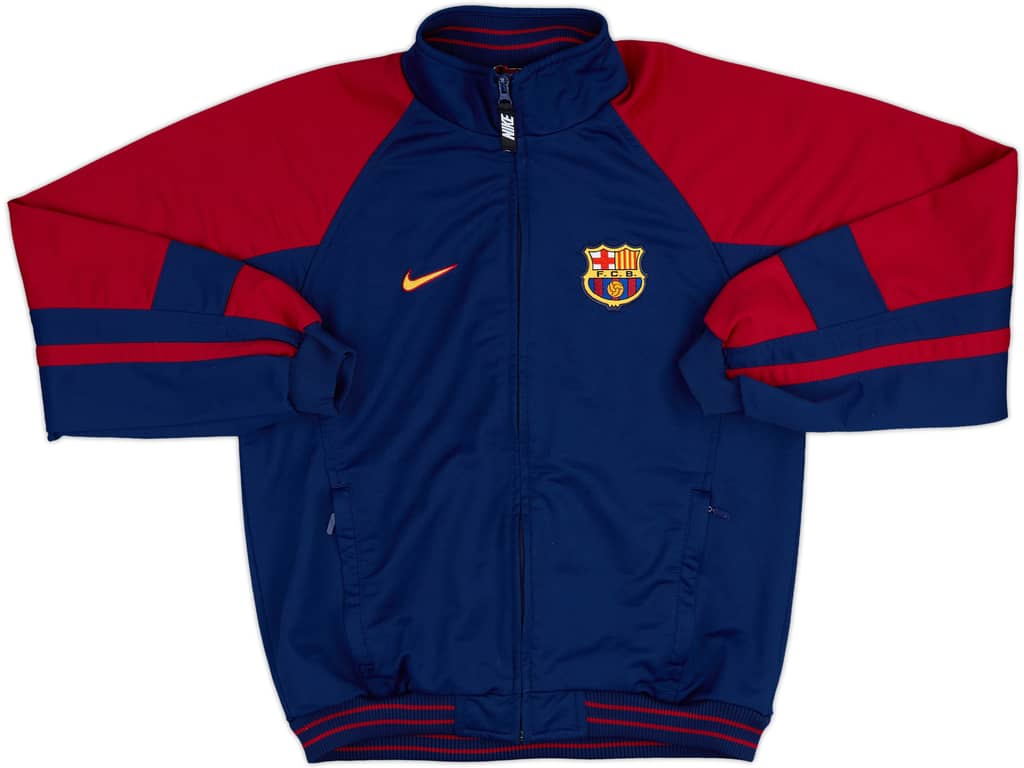 1998-99 Barcelona Nike Track Jacket - 8/10 - (XL.Boys)