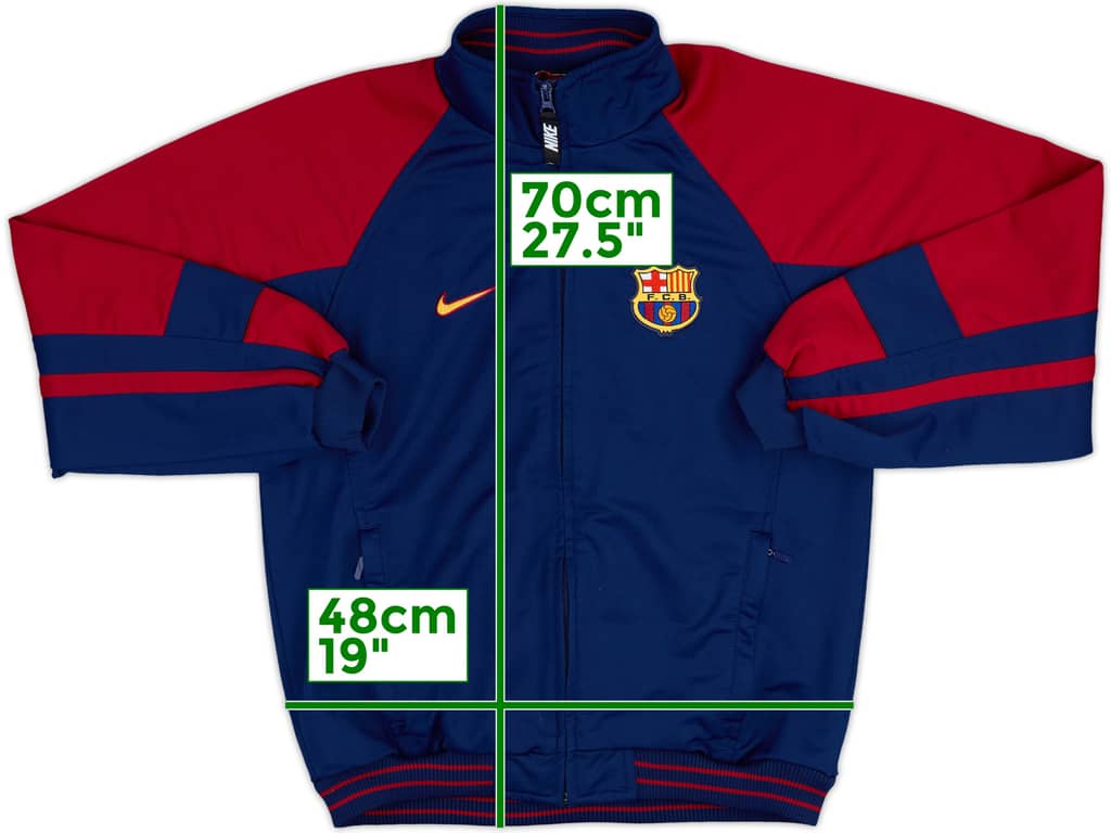 1998-99 Barcelona Nike Track Jacket - 8/10 - (XL.Boys)