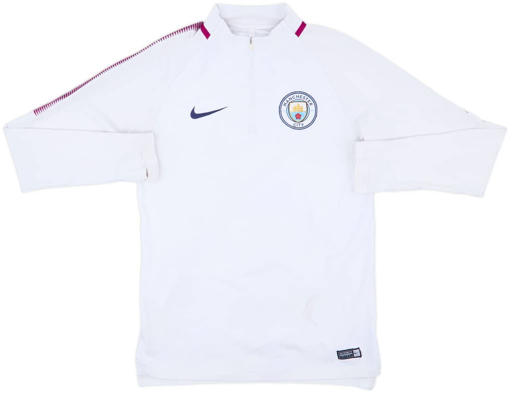 2018-19 Manchester City Nike 1/4 Zip Training Top - 5/10 - (S)