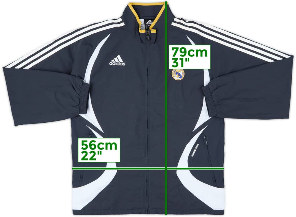 2006-07 Real Madrid adidas Formotion Track Jacket - 7/10 - (M)