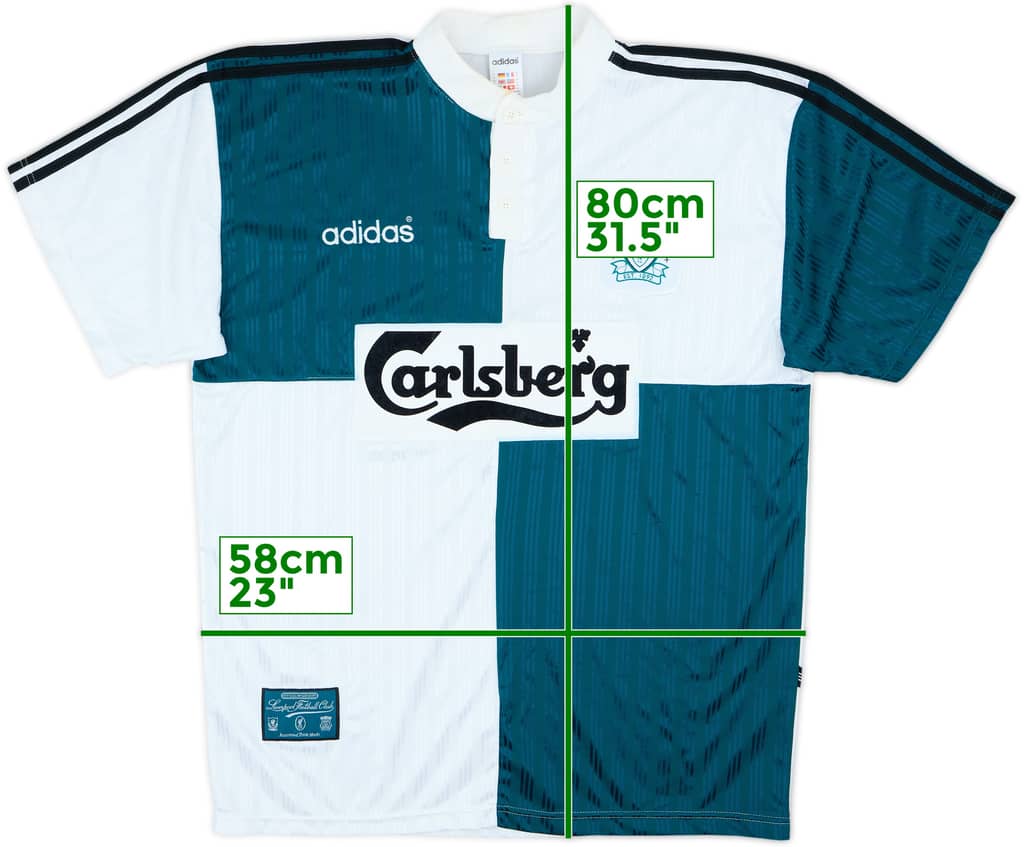 1995-96 Liverpool Away Shirt - 9/10 - (XL)