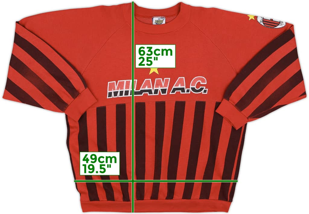 1990-91 AC Milan Le Felpe Dei Grandi Sweat Top - 6/10 - (L)
