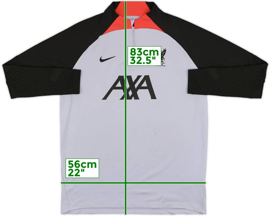 2022-23 Liverpool Nike 1/4 Zip Dill Top - 7/10 - (XL)