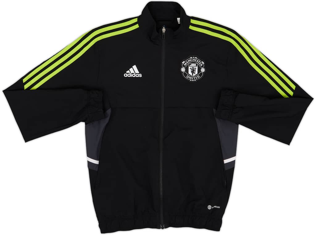 2022-23 Manchester United adidas Track Jacket - 8/10 - (XS)