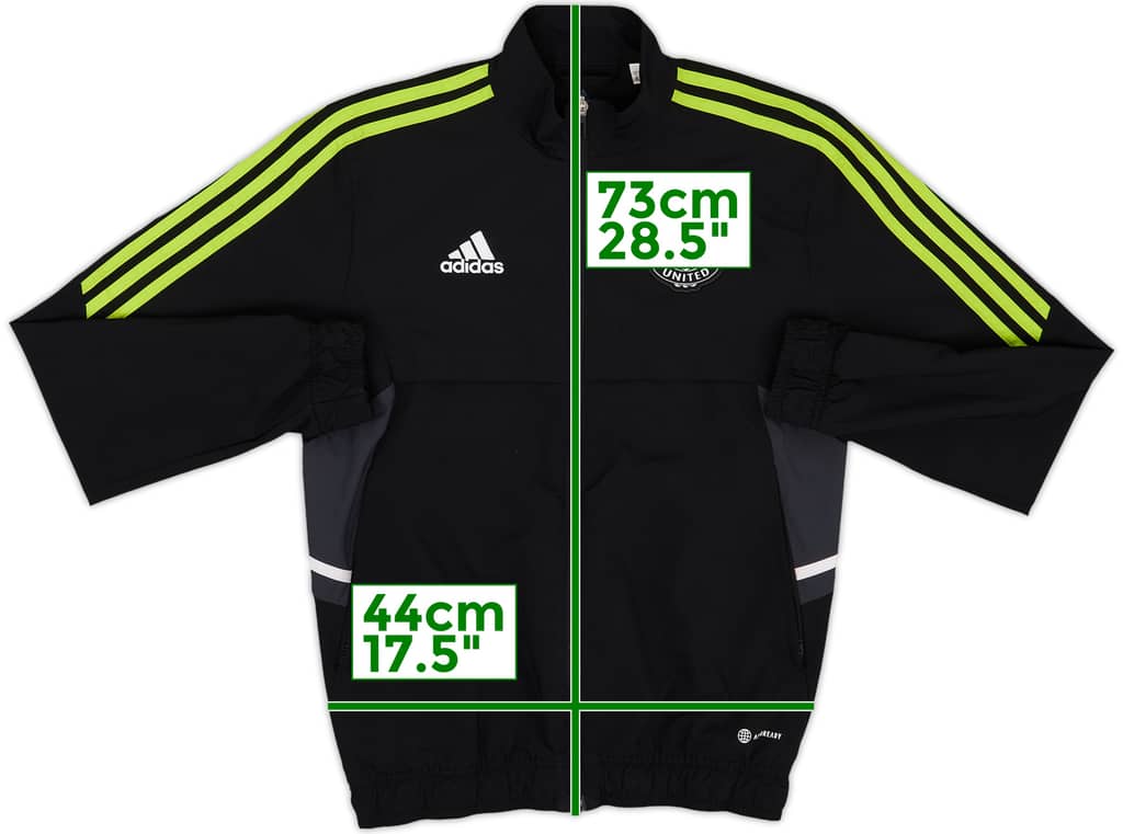 2022-23 Manchester United adidas Track Jacket - 8/10 - (XS)