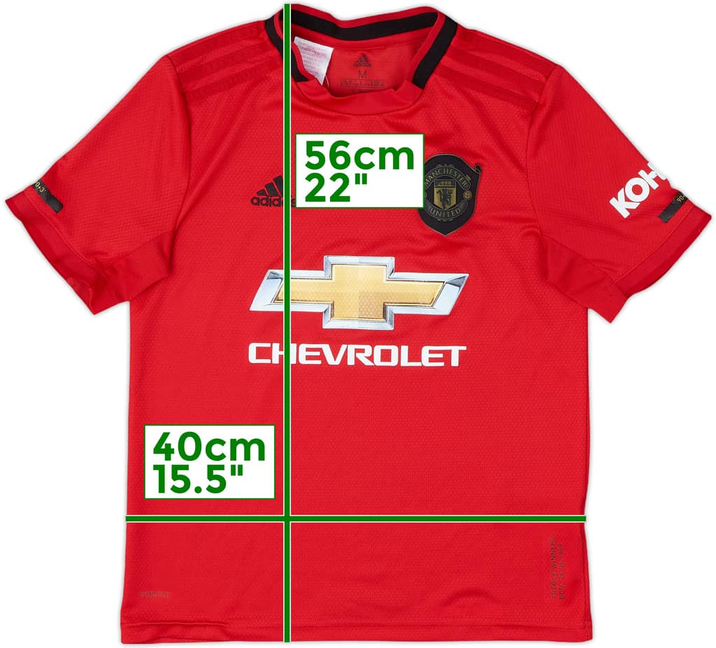 2019-20 Manchester United Home Shirt - 6/10 - (L.Boys)