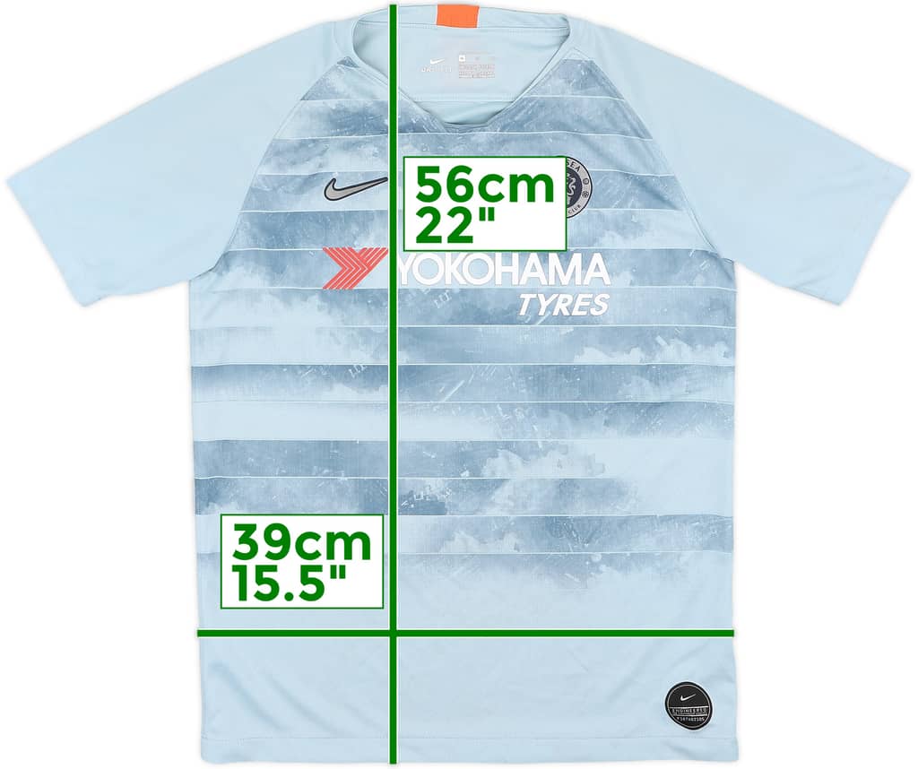 2018-19 Chelsea Third Shirt - 7/10 - (XL.Boys)