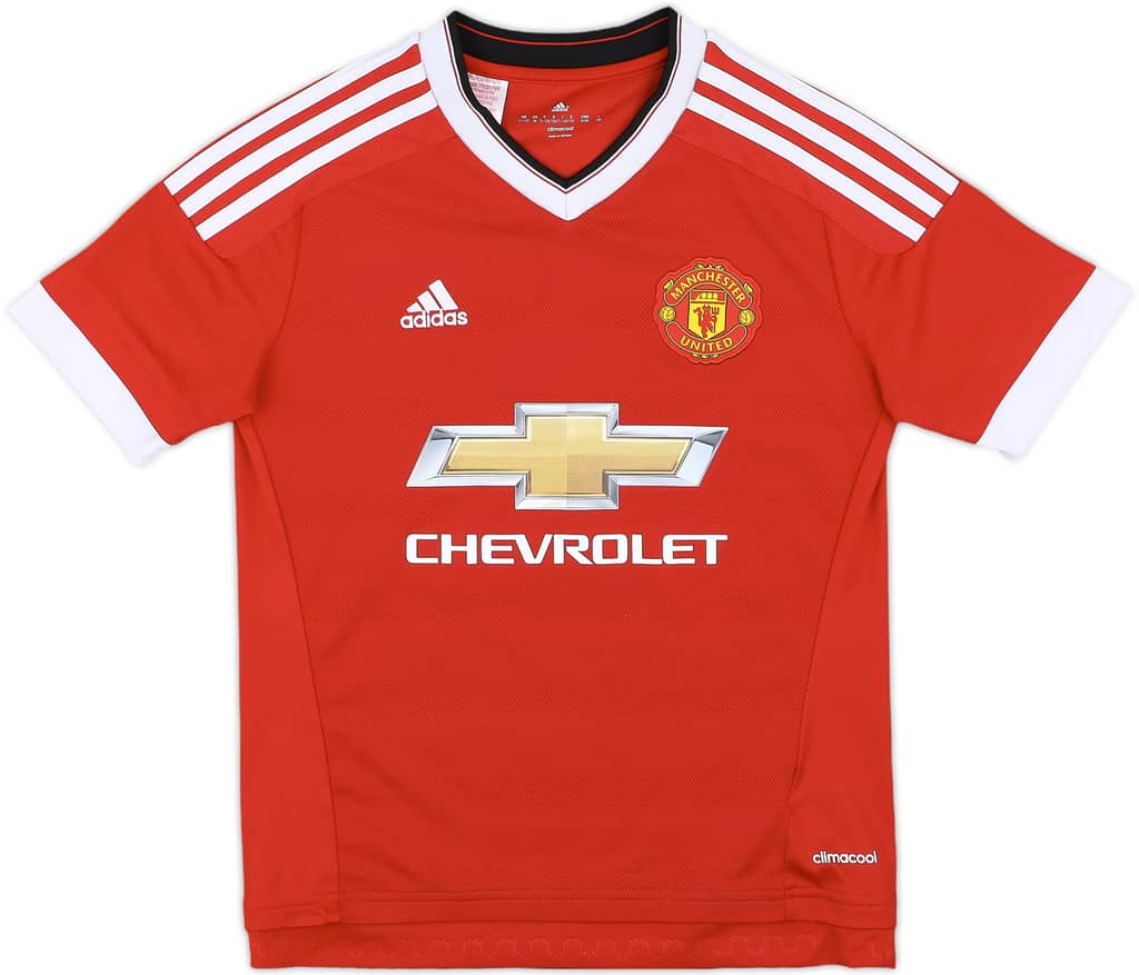 2015-16 Manchester United Home Shirt - 8/10 - (M.Boys)