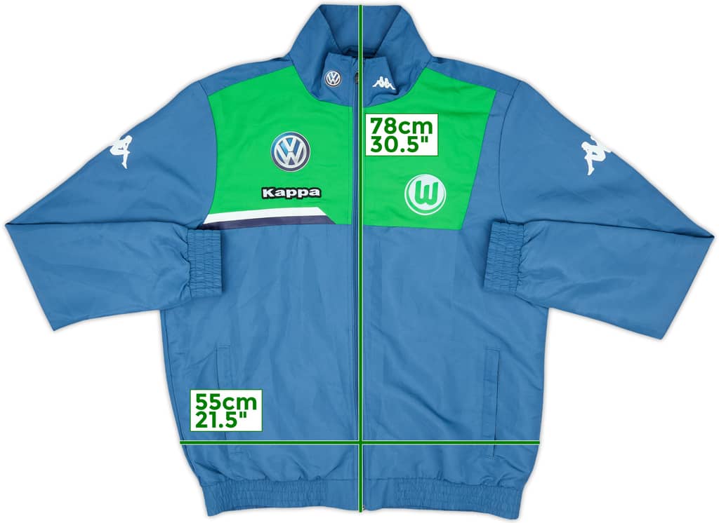 2014-15 Wolfsburg Kappa Track Jacket - 7/10 - (L)