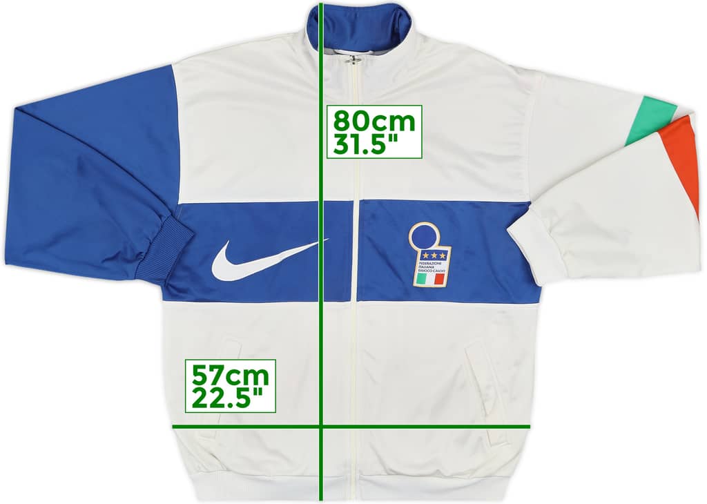 1996-97 Italy Nike Track Jacket - 8/10 - (L)