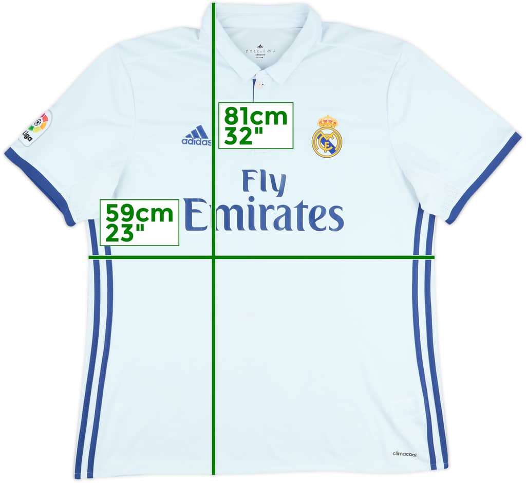 2016-17 Real Madrid Home Shirt - 5/10 - (XL)