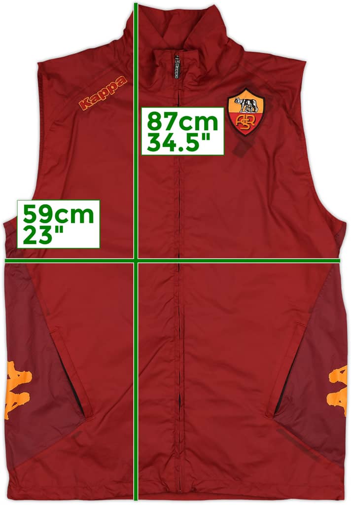 2012-13 Roma Kappa Gilet - 8/10 - (L)
