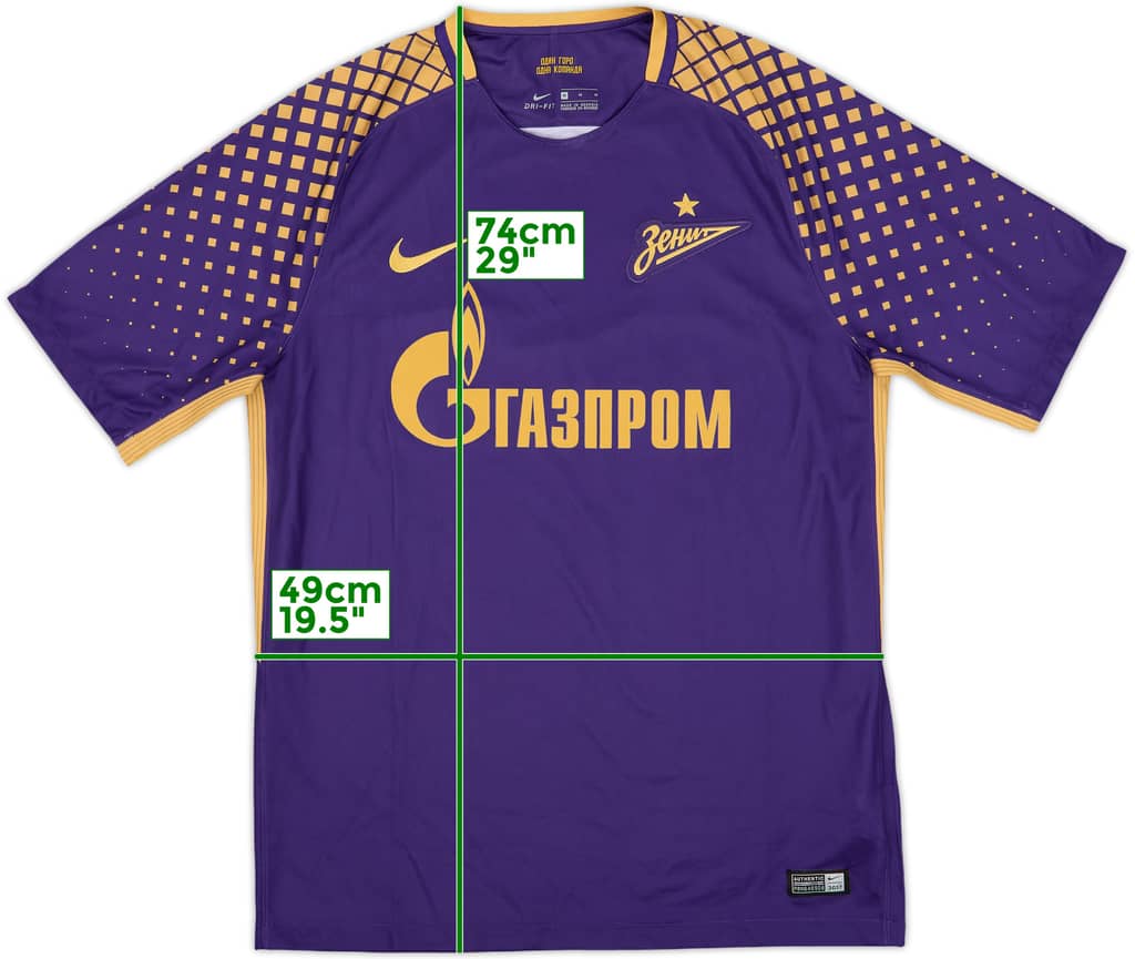 2017-18 Zenit St. Petersburg Third Shirt - 9/10 - (M)