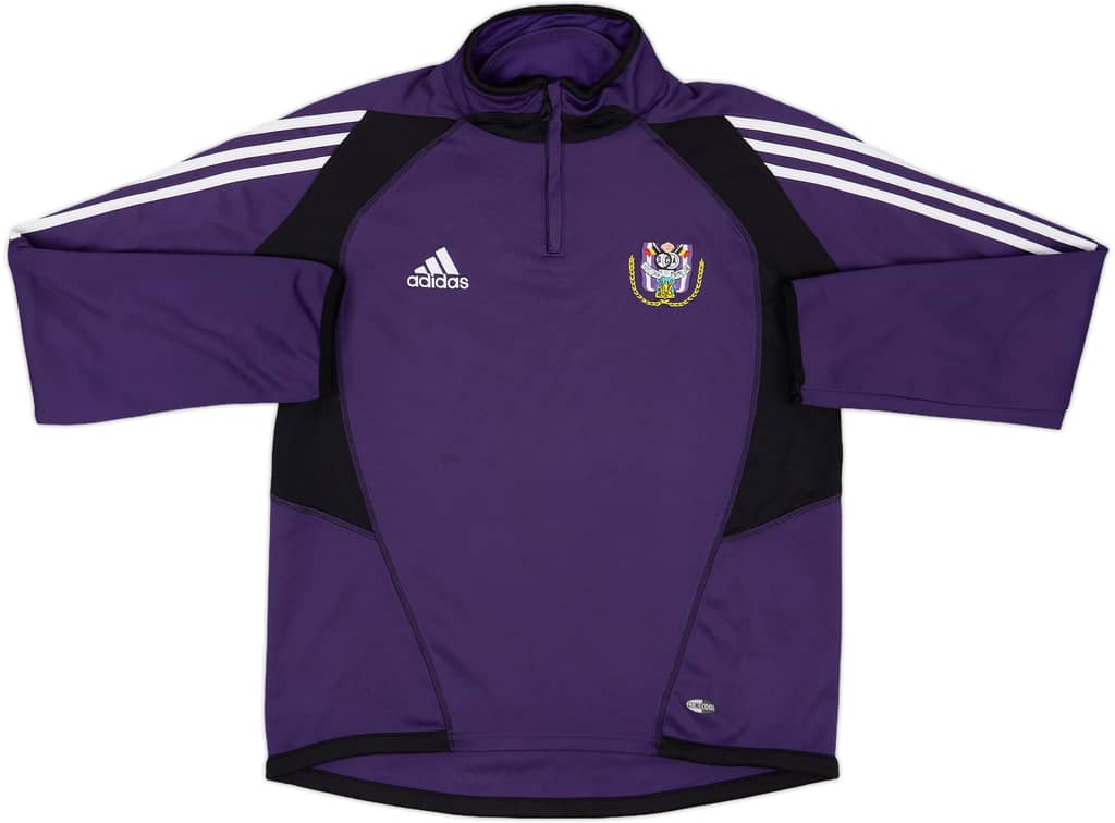 2005-06 Anderlecht adidas 1/4 Zip Drill Top - 8/10 - (M/L)