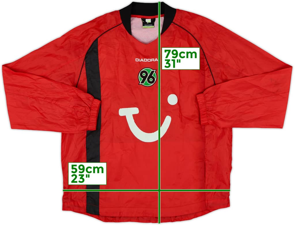 2005-06 Hannover Diadora Drill Top - 8/10 - (L)