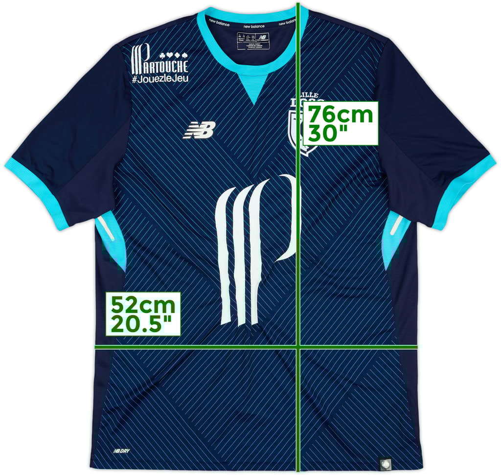 2017-18 Lille Third Shirt - 6/10 - (XL)