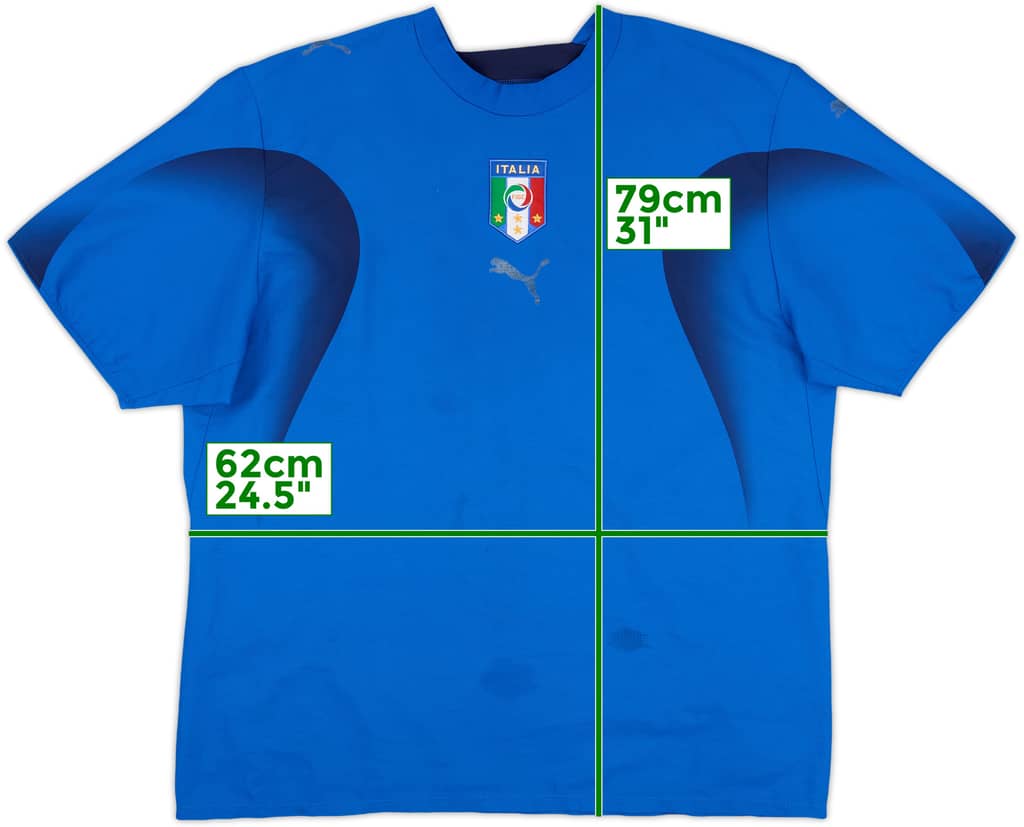 2006 Italy Home Shirt - 5/10 - (XL)