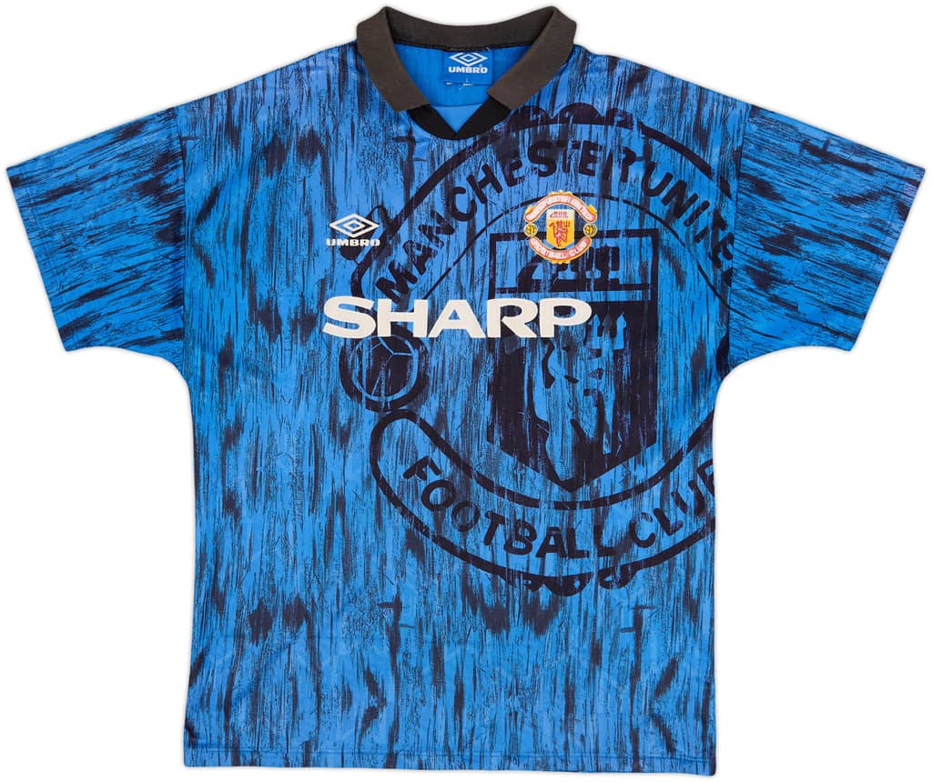 1992-93 Manchester United Away Shirt - 6/10 - (L)